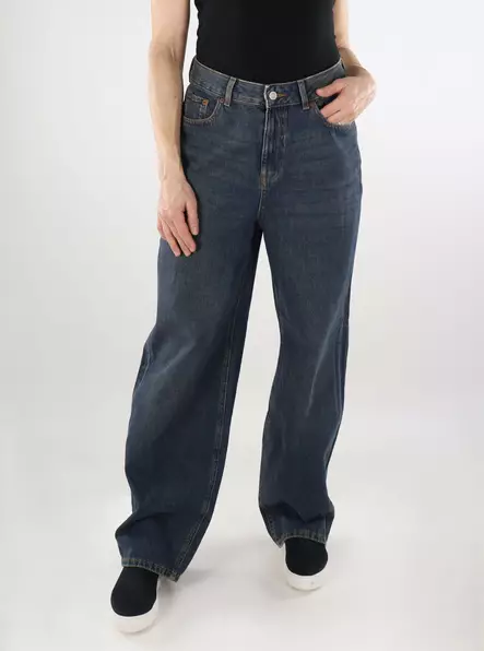 JJXX damjeans Baggy MW R159 mörkblå - Jeans för damer - 137329 - 1