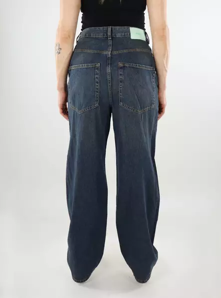 JJXX damjeans Baggy MW R159 mörkblå - Jeans för damer - 137329 - 2