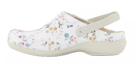 Nursing Care Maskintvättbara arbetsskor i äkta läder WG2PF1 Madrid Flowers - Arbetsskor för damer - 111709 - 2