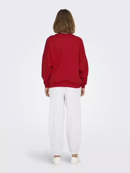 Only damtröja Club mars röd - Huvtröjor och sweatshirts - 137669 - 2