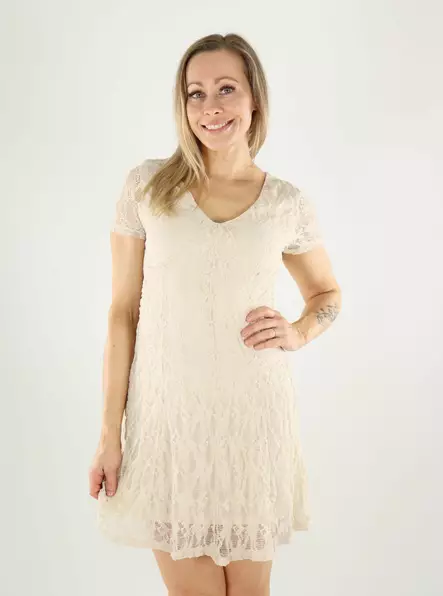 Only Klänning v-ringad björk - Klänningar och tunikor - 140719 - 1