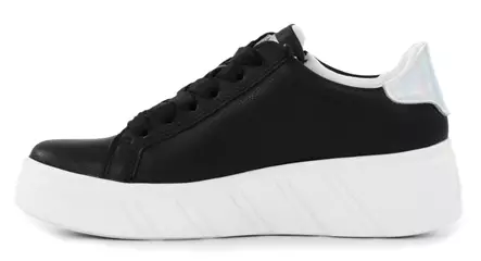 Rieker damsneakers i äkta läder W2605-00 svart - Rieker sneakers - 137919 - 2