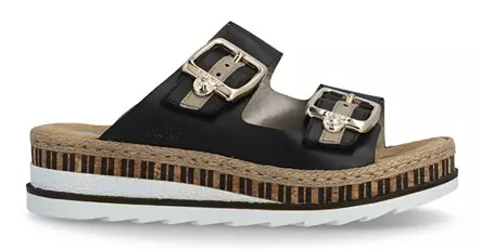 Rieker damslippers V7955-00 bruna - Rieker mulor - 140619 - 1