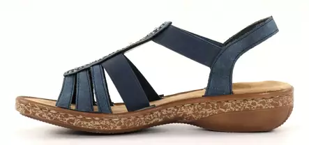 Rieker damsandaler 628G9-16 blå - Rieker sandals - 137959 - 2