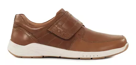Topman promenadskor i äkta läder för herr 15023 mellanbrun - Promenadskor för herrar - 138059 - 2