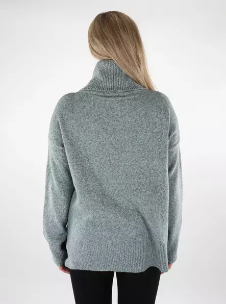 Vero Moda damtröja Cowlneck Balsam green - Stickat för damer - 137339 - 2