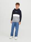 Jack & Jones Junior Reid hoodie marinblå kavaj för pojkar - Huvtröjor för herrar - 135009 - 2