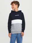 Jack & Jones Junior Reid hoodie marinblå kavaj för pojkar - Huvtröjor för herrar - 135009 - 1