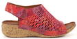 Natura dam Sandaler i läder K2355 röd - Sandaler för damer - 131099 - 1