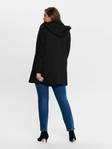 Only Carmakoma Plus size dam jacka, stor huva Sedona light svart - Lätta jackor för damer - 129579 - 4