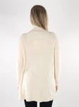 Only Katia lång tröja för kvinnor off-white - Stickat för damer - 134929 - 2