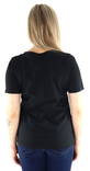 Pieces T-shirt Ria v-ringad svart - T-shirts för damer - 132879 - 2