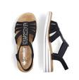 Rieker damsandaler V0652-00 svart - Rieker sandals - 135769 - 3