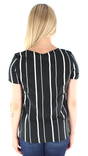 Vero Moda T-shirt Simply svart/vit rand - T-shirts för damer - 123919 - 2