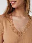Vero Moda dam tröja i ribbtyg Helsinki v-neck - Långärmade tröjor för  damer - 129299 - 4