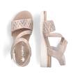 Rieker damsandaler V3764-90 rosa - Rieker sandals - 135959 - 4