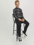 Jack&Jones Junior pojkar Slim fit jeans Glenn MF072 svart - Jeans för herrar - 136329 - 3