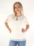 Vila damtopp Edee V-ringad snövit - Toppar för damer - 136409 - 1
