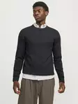 Jack&Jones premiumtröja för herr Clambswool svart skönhet - Stickat för herrar - 137319 - 1