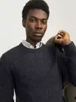 Jack&Jones premiumtröja för herr Clambswool svart skönhet - Stickat för herrar - 137319 - 2