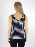 Only randig topp för kvinnor Moster Tank night sky/cloud dancer - Toppar för damer - 138439 - 2