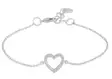 Snö of Sweden Armband Nisi hjärta silver/klar - Armband - 138639 - 1