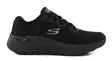 Skechers damsneakers med bred läst 150051W/BBK ARCH FIT 2.0 - BIG LEAGUE svart - Skechers sneakers - 138679 - 2