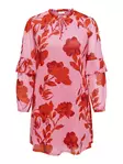 Only Carmakoma plus size stretchklänning Carti rosa drink/röd blomma - Klänningar och tunikor - 138709 - 1