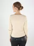 JDY damkofta Knapp sandshell/guld - Stickat för damer - 140119 - 2