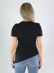 Only t-shirt rynkad svart - T-shirts för damer - 141259 - 2