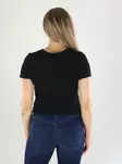 Vero Moda T-shirt SS ASYMMETRICAL Svart - T-shirts för damer - 141319 - 2