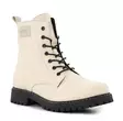 Ilves ankelboots för damer/ stridsstövlar 8627 textilbeige - Stövletter och kängor för damer - 138049 - 1