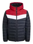 Jack&Jones Jacka JJWEST LIGHT PUFFER HOOD captain/white/true - Jackor och parkas för herrar - 139509 - 1