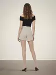 JDY dam Shorts Catia chateau gray - Shorts och capribyxor för damer - 131259 - 4