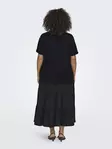Only Carmakoma Plus T-shirt för damer Moster Fold Up Svart - T-shirts för damer - 138019 - 2