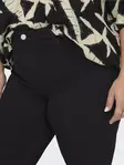 Only Carmakoma plus size utsvängda jeans Thunder Mid Push Up svart - Jeans för damer - 137589 - 4