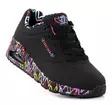 Skechers dam sneakers 155506/BBK UNO - LOVING LOVE svart - Skechers sneakers - 138069 - 1