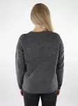 Vero Moda damtröja Crewlefile medium gray - Stickat för damer - 137169 - 2