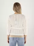 Vero Moda kofta 3/4 snövit - Stickat för damer - 141089 - 2