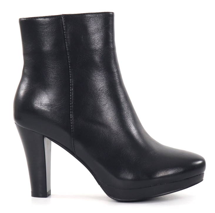 Fuzz Ankel Boots 6001-02 svart - Stövletter och kängor för damer - 134369 - 1