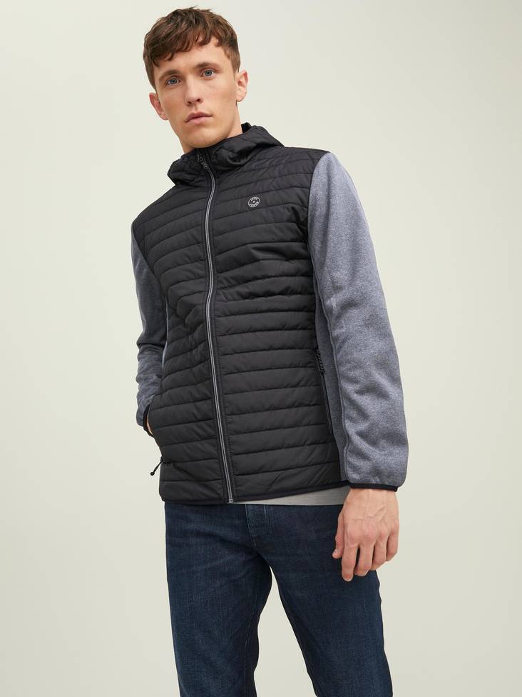 Jack & Jones Multi Quiltad mellansäsongsjacka svart - Jackor och parkas för herrar - 134009 - 1