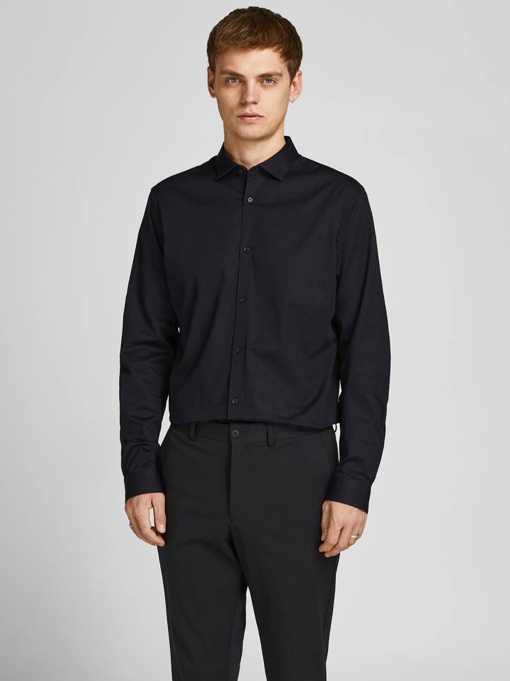 Jack&Jones herr Skjorta Blacardiff svart - Skjortor för herrar - 131589 - 1