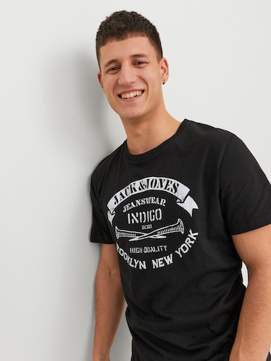 Jack&Jones T-Shirt Jeans svart - T-shirts för herrar - 133759 - 1