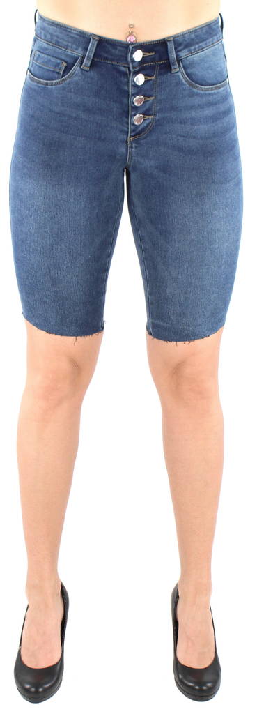 Only Shorts Royal reg raw button mörkblå - Shorts och capribyxor för damer - 124059 - 1