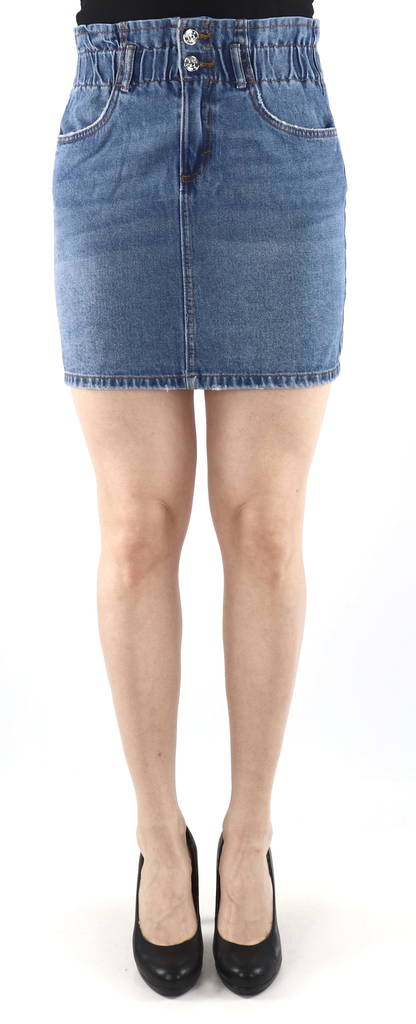 Only kort jeanskjol, hög midja Millie hw mini blå - Kjolar - 128559 - 1