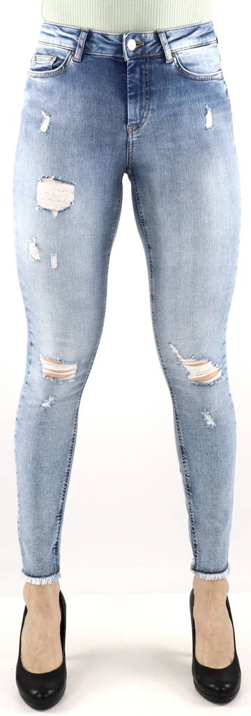 Only slitna dam jeans Blush life mid rea213 ljusblå - Jeans för damer - 127909 - 1