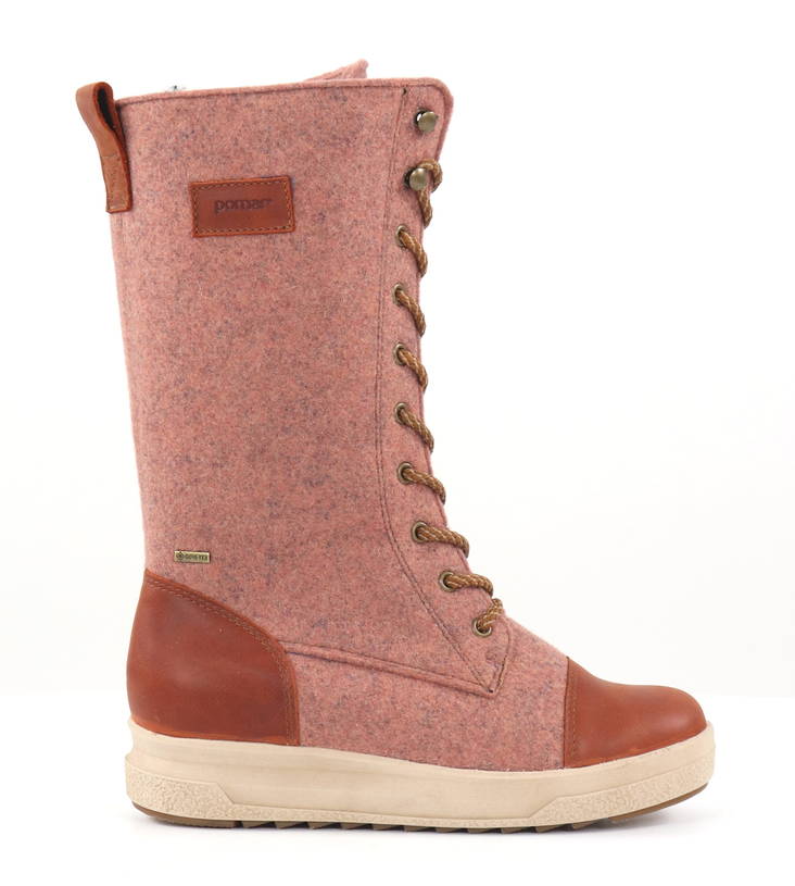 Pomar dam Filtstövlar Jäätikkö Gore-tex, nude/chestnut terra - Stövlar för damer - 132659 - 1