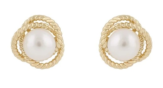 Snö of Sweden Örhängen Lydia pärla guld/vit - Örhängen - 135309 - 1