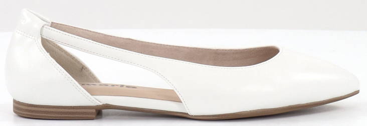 Tamaris Ballerinat 22112-20, vit - Ballerinaskor - 132989 - 1