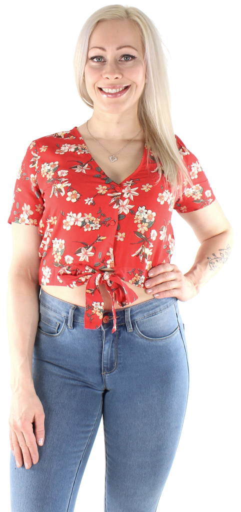 Vero Moda T-shirt Simly easy röd/Johanna - T-shirts för damer - 126279 - 1